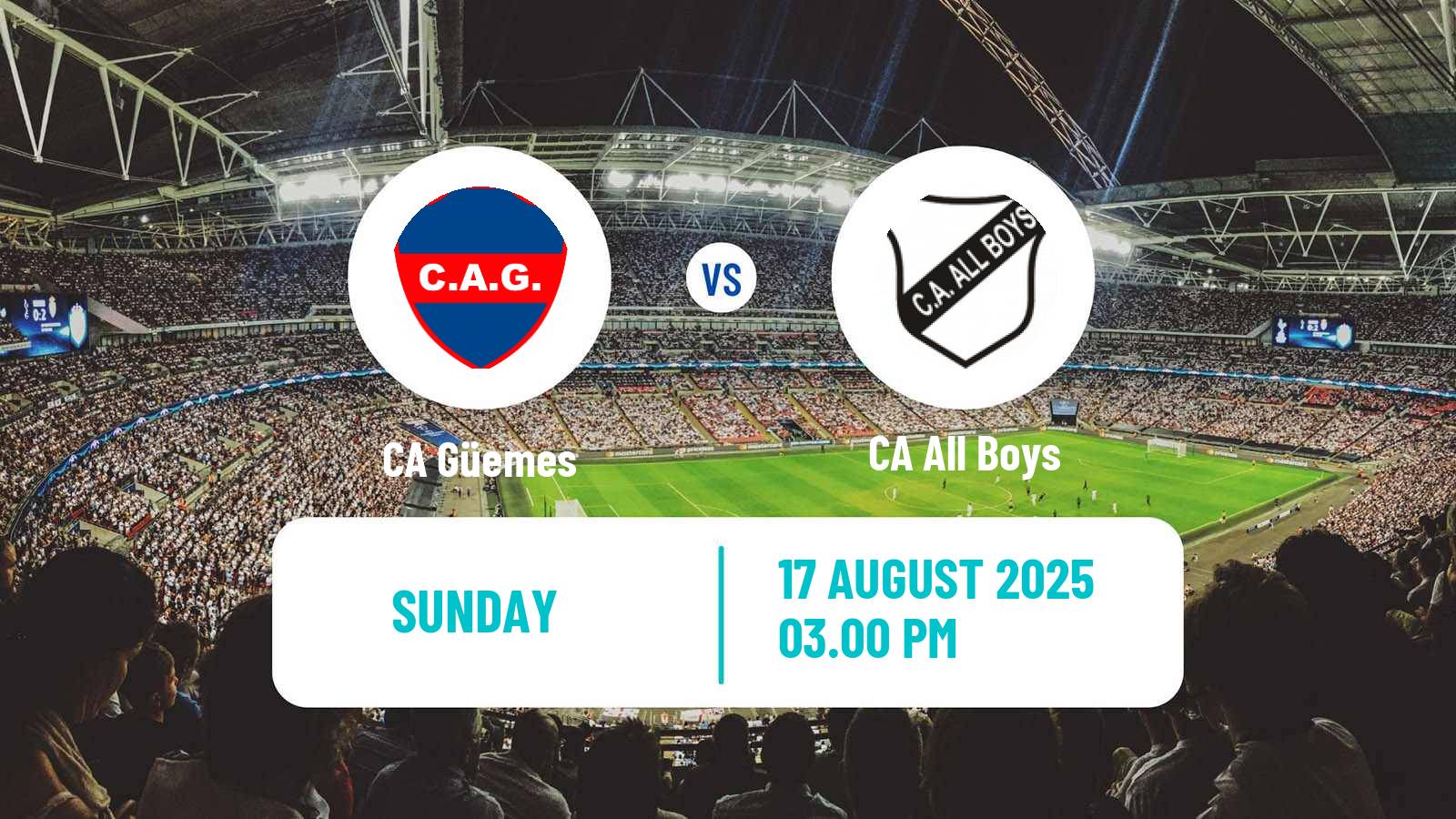 Football Argentinian Primera Nacional Güemes - All Boys