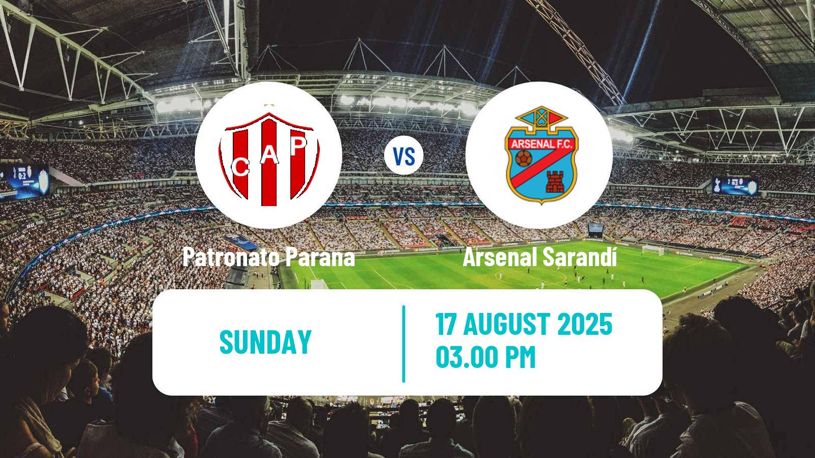 Football Argentinian Primera Nacional Patronato Parana - Arsenal Sarandí