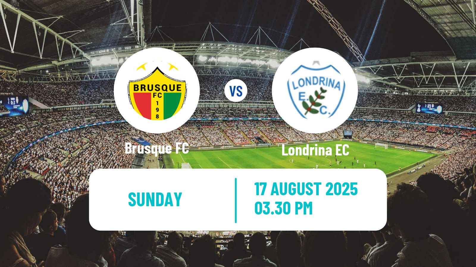 Football Brazilian Serie C Brusque - Londrina