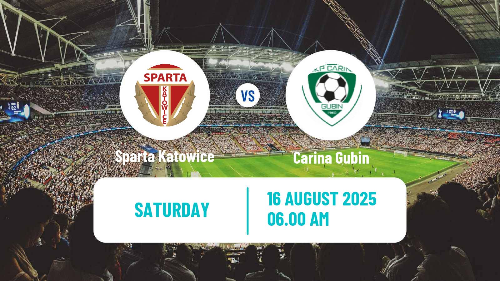 Football Polish Division 3 - Group III Sparta Katowice - Carina Gubin