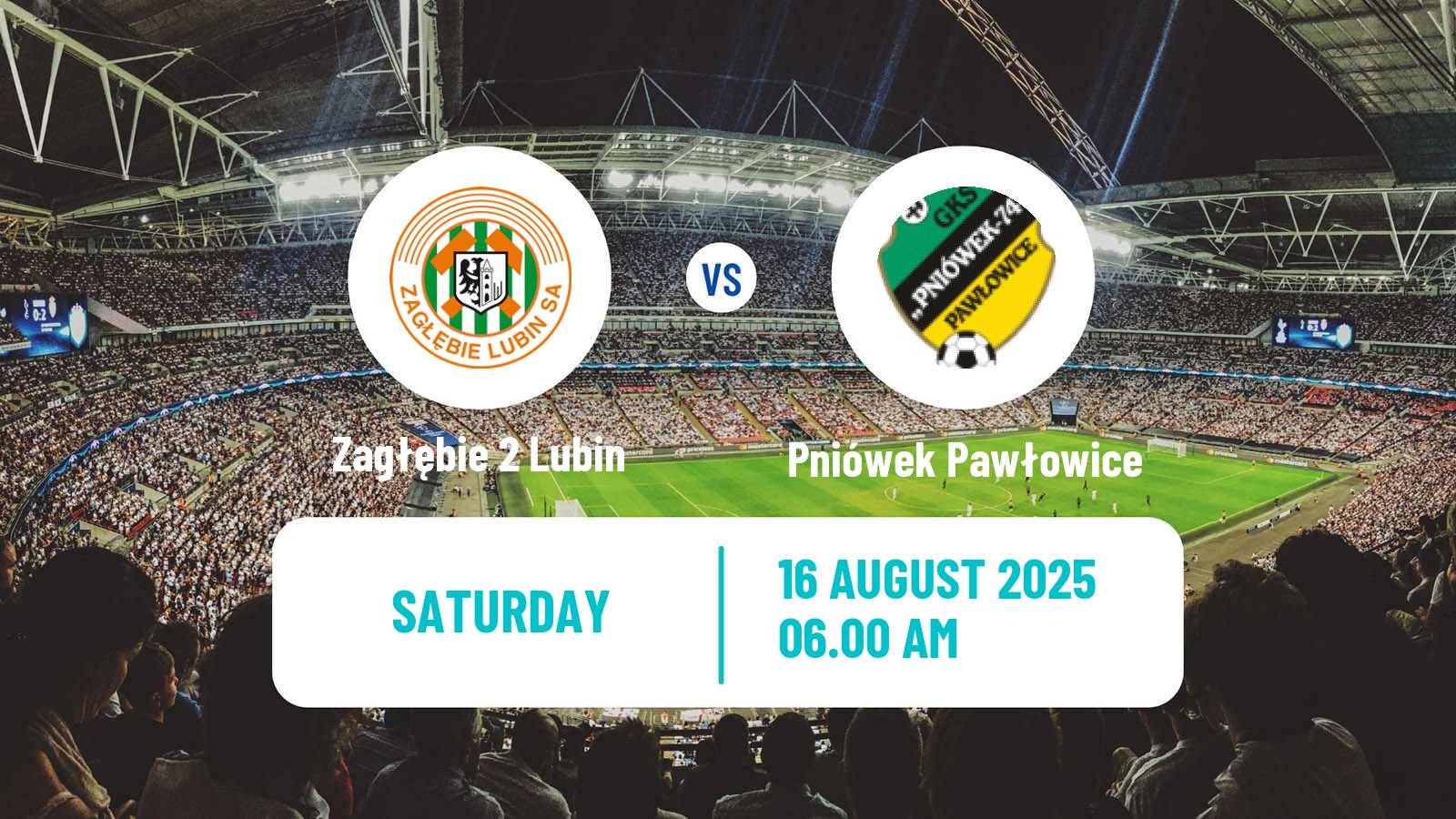 Football Polish Division 3 - Group III Zagłębie 2 Lubin - Pniówek Pawłowice