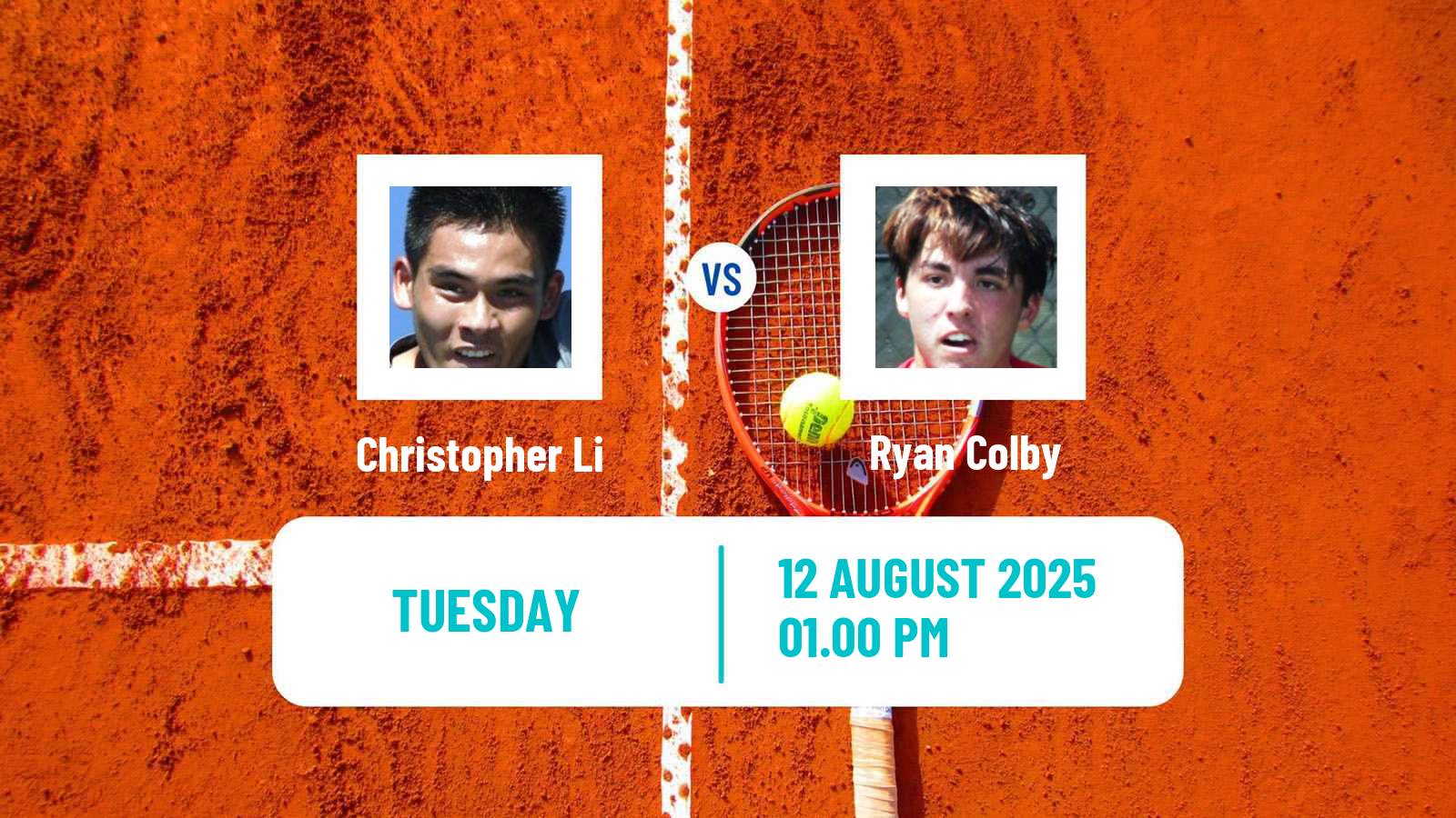 Tennis ITF M15 Huntsville Al Men Christopher Li - Ryan Colby