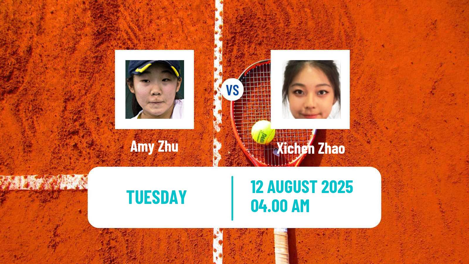 Tennis ITF W15 Luan 5 Women Amy Zhu - Xichen Zhao