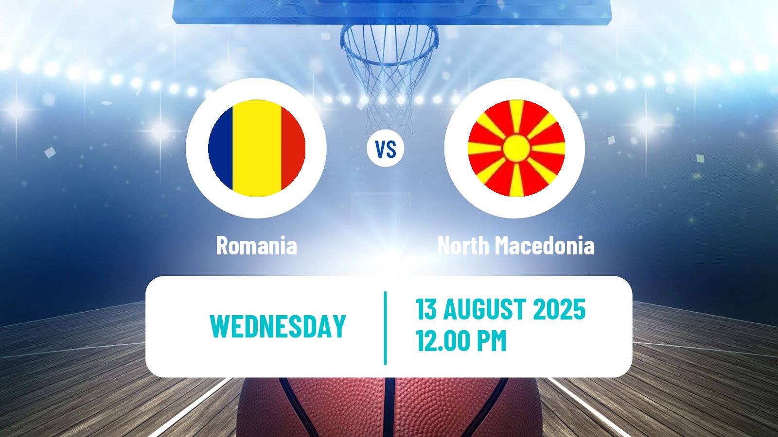 Basketball World Championship Basketball Romania - North Macedonia