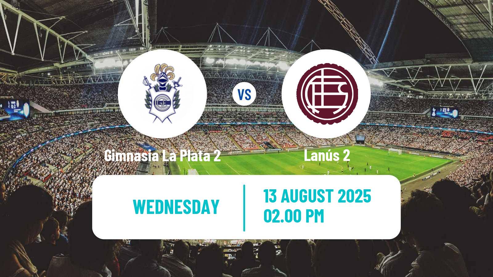 Football Argentinian Reserve League Gimnasia La Plata 2 - Lanús 2