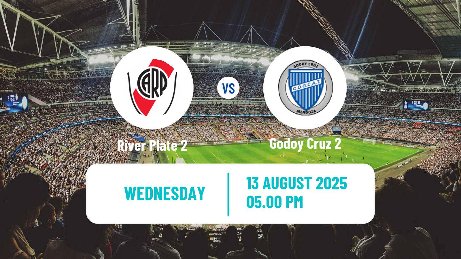 Football Argentinian Reserve League River Plate 2 - Godoy Cruz 2