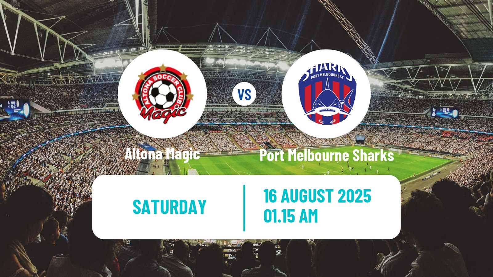 Football Australian NPL Victoria Altona Magic - Port Melbourne Sharks
