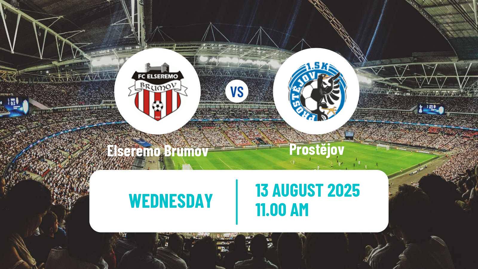 Football Czech Cup Elseremo Brumov - Prostějov