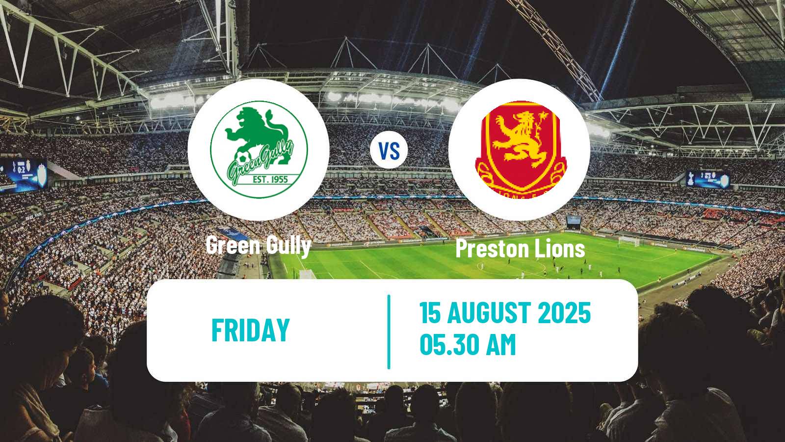 Football Australian NPL Victoria Green Gully - Preston Lions