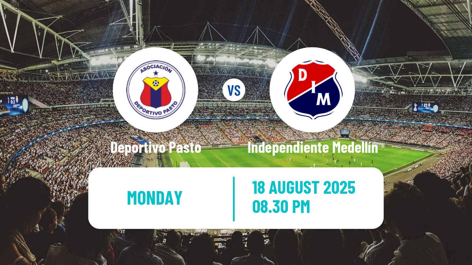 Football Colombian Primera A Deportivo Pasto - Independiente Medellín