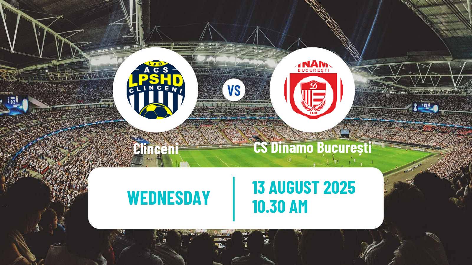 Football Romanian Cup Clinceni - CS Dinamo București