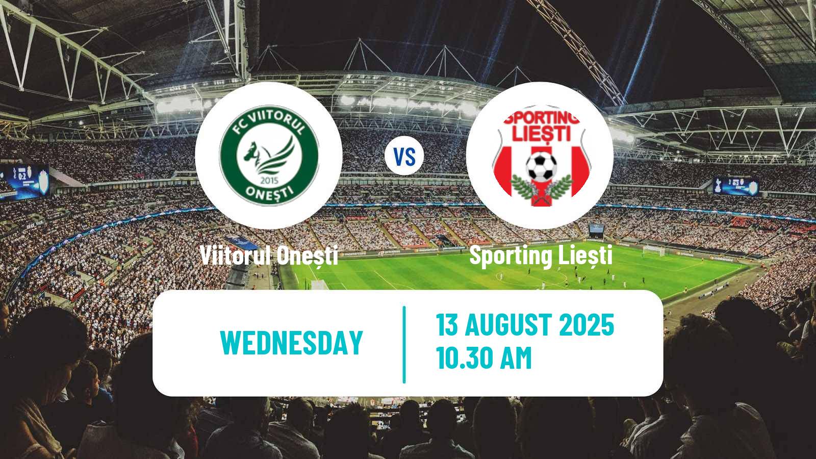 Football Romanian Cup Viitorul Onești - Sporting Liești