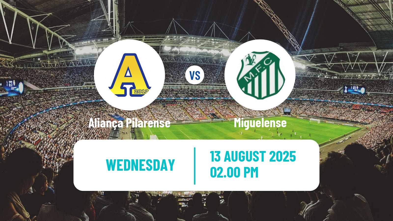 Football Brazilian Alagoano 2 Aliança Pilarense - Miguelense