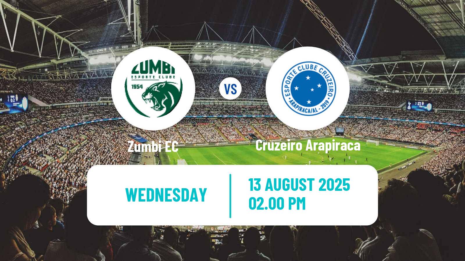 Football Brazilian Alagoano 2 Zumbi - Cruzeiro Arapiraca