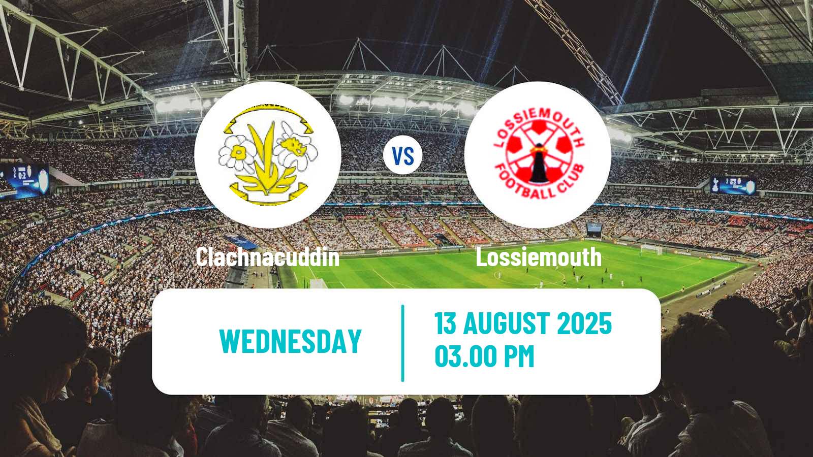Football Scottish Highland League Clachnacuddin - Lossiemouth