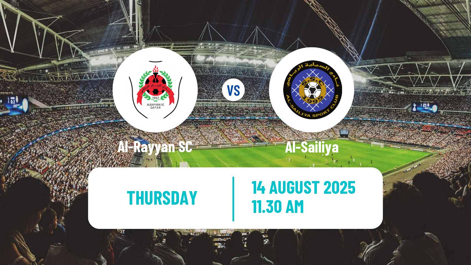 Football Qatar QSL Al-Rayyan - Al-Sailiya