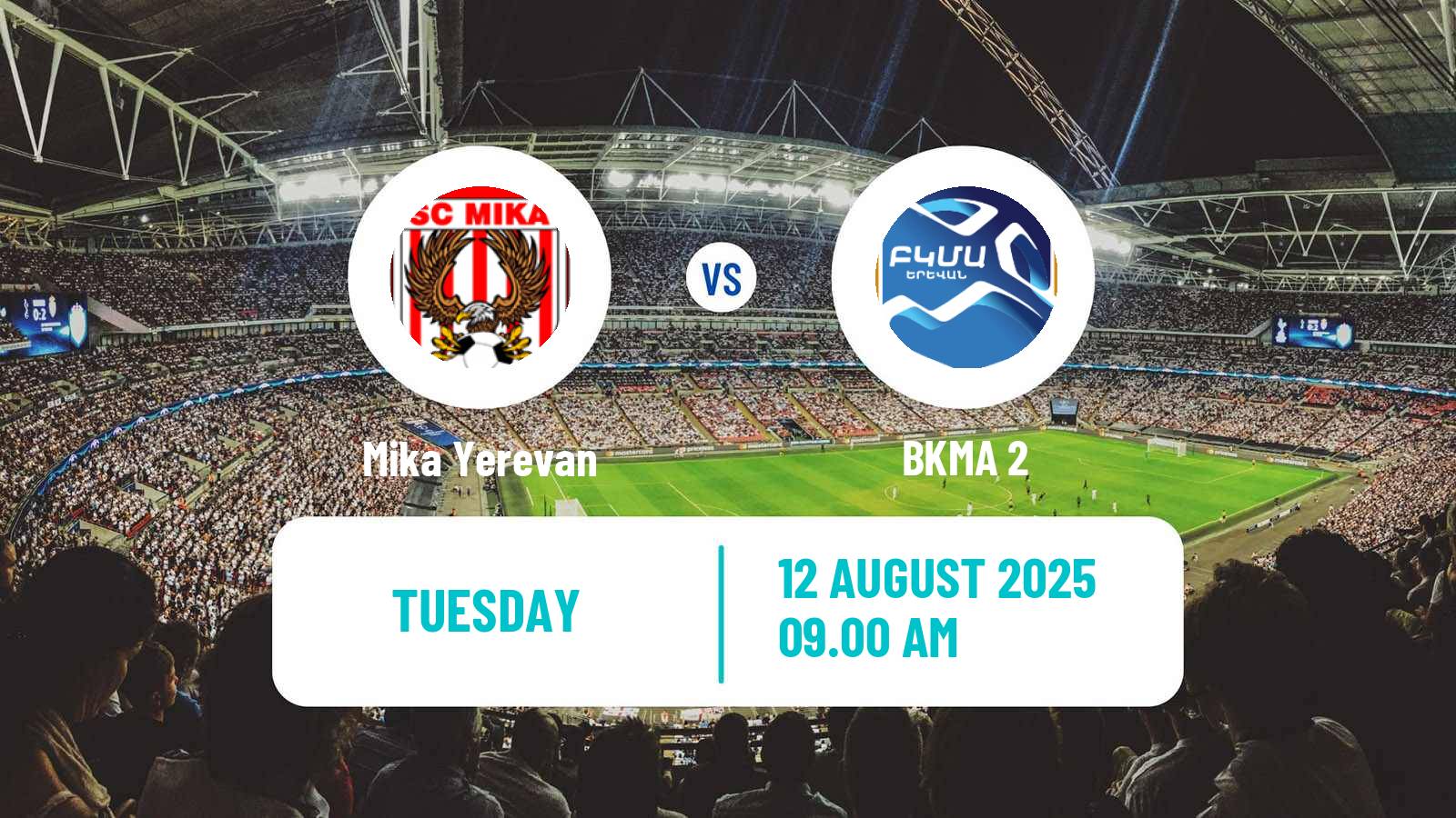Football Armenian First League Mika Yerevan - BKMA 2