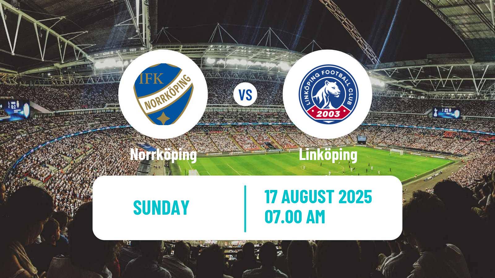 Football Swedish Allsvenskan Women Norrköping - Linköping