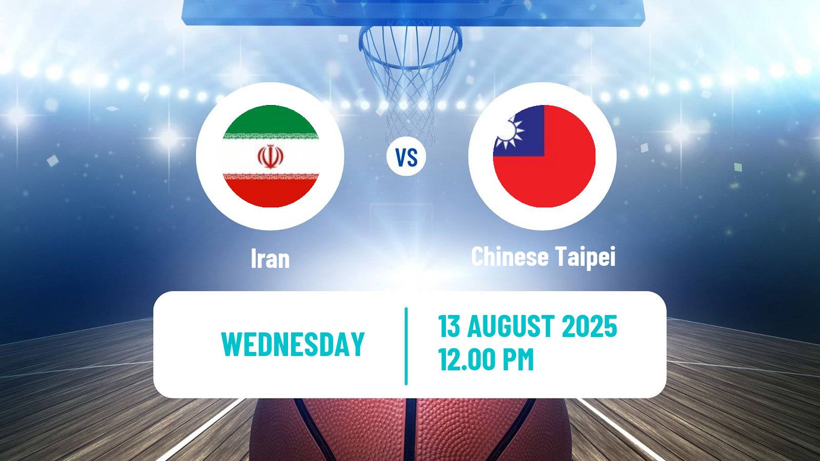 Basketball Asia Cup Basketball Iran - Chinese Taipei