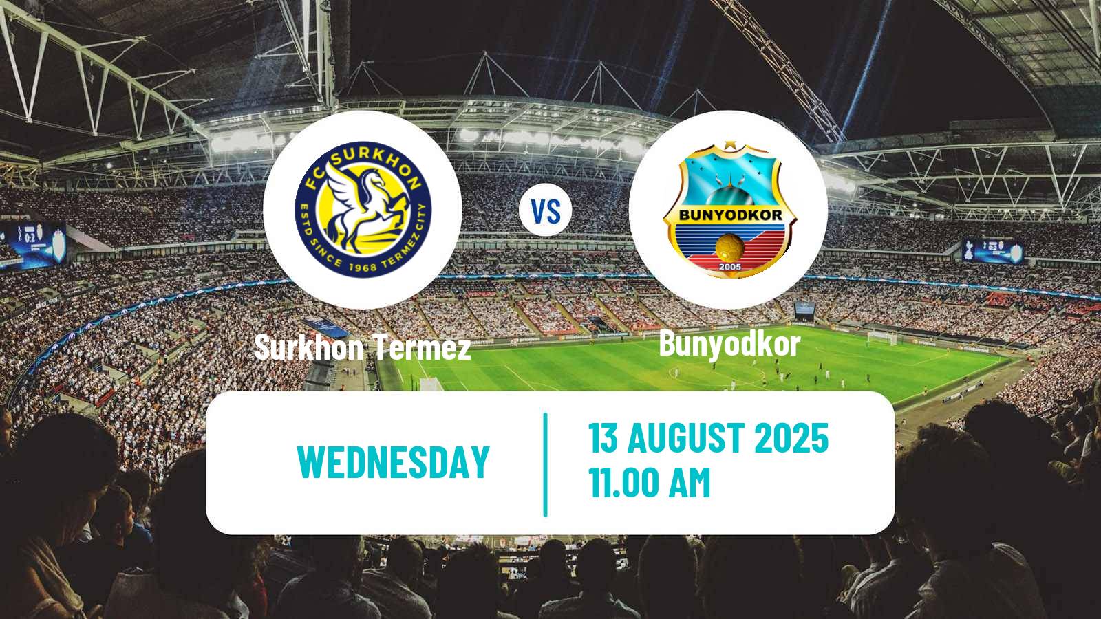 Football Uzbek League Surkhon Termez - Bunyodkor