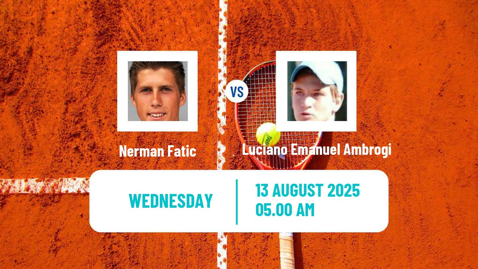 Tennis Sofia Challenger Men Nerman Fatic - Luciano Emanuel Ambrogi