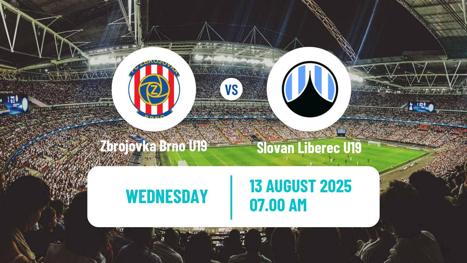 Football Czech U19 League Zbrojovka Brno U19 - Slovan Liberec U19