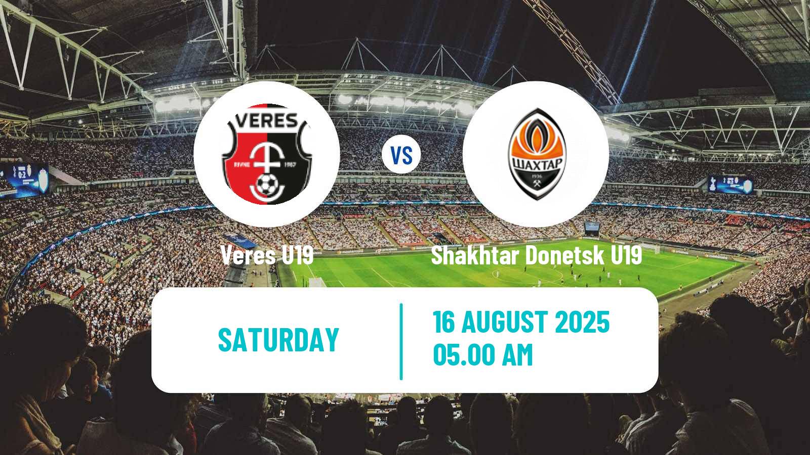 Football Ukrainian U19 League Veres U19 - Shakhtar Donetsk U19