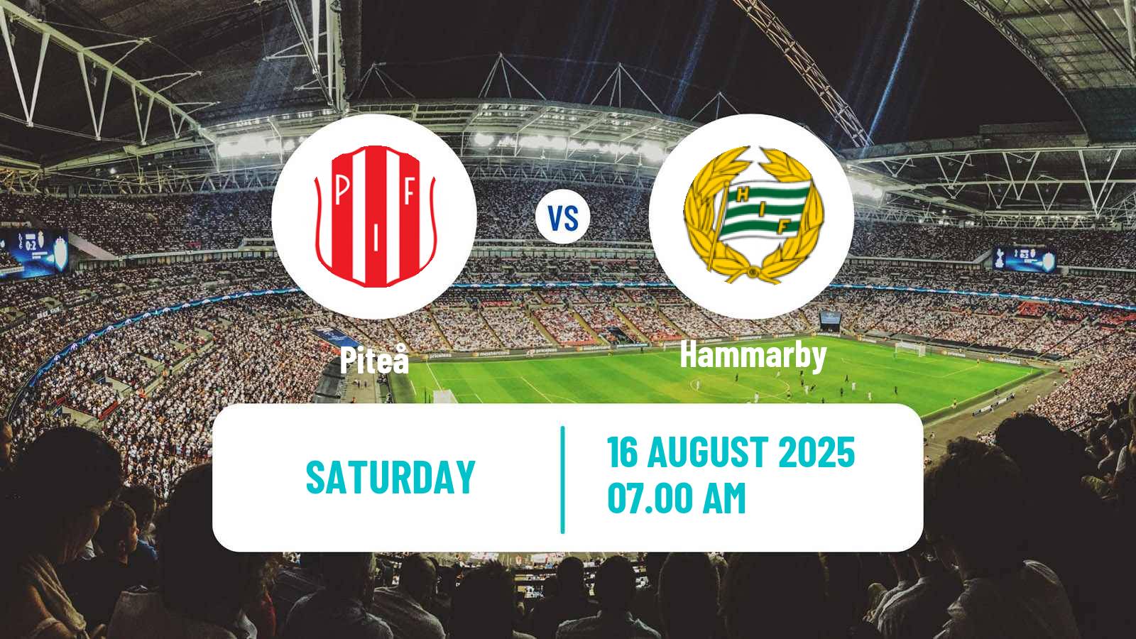 Football Swedish Allsvenskan Women Piteå - Hammarby