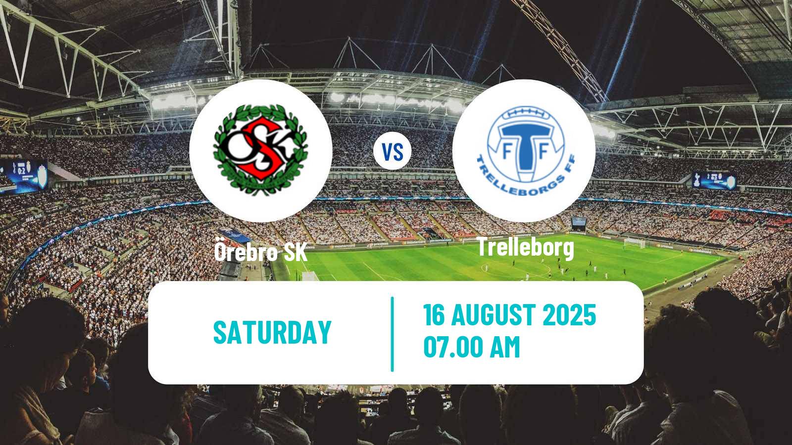 Football Swedish Elitettan Women Örebro SK - Trelleborg