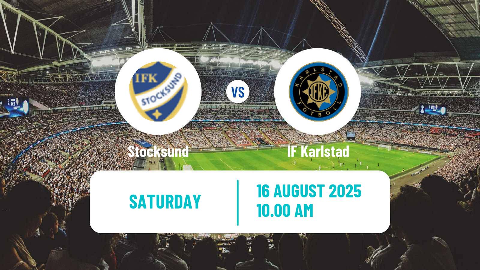 Football Swedish Division 1 Norra Stocksund - Karlstad