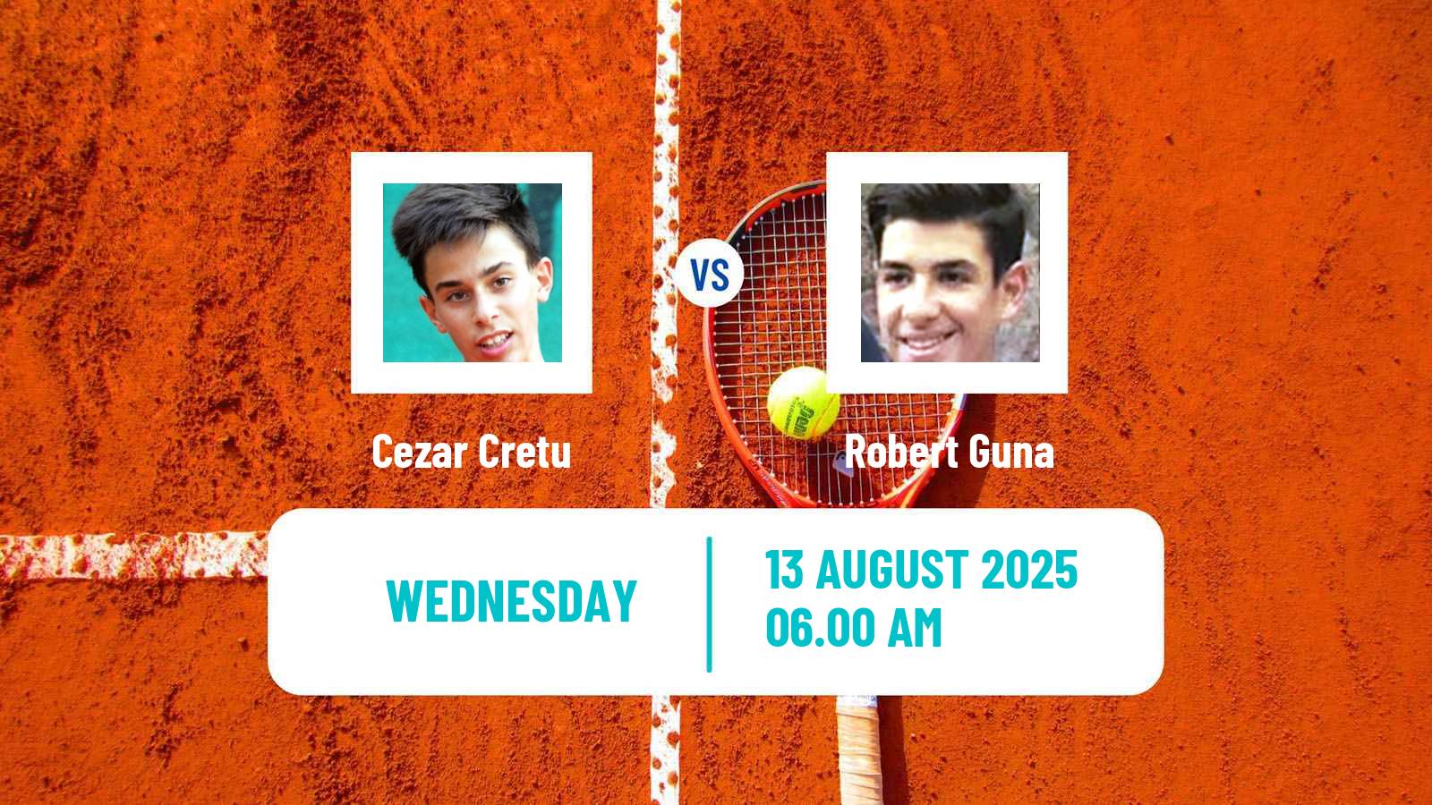 Tennis ITF M15 Targu Jiu Men Cezar Cretu - Robert Guna