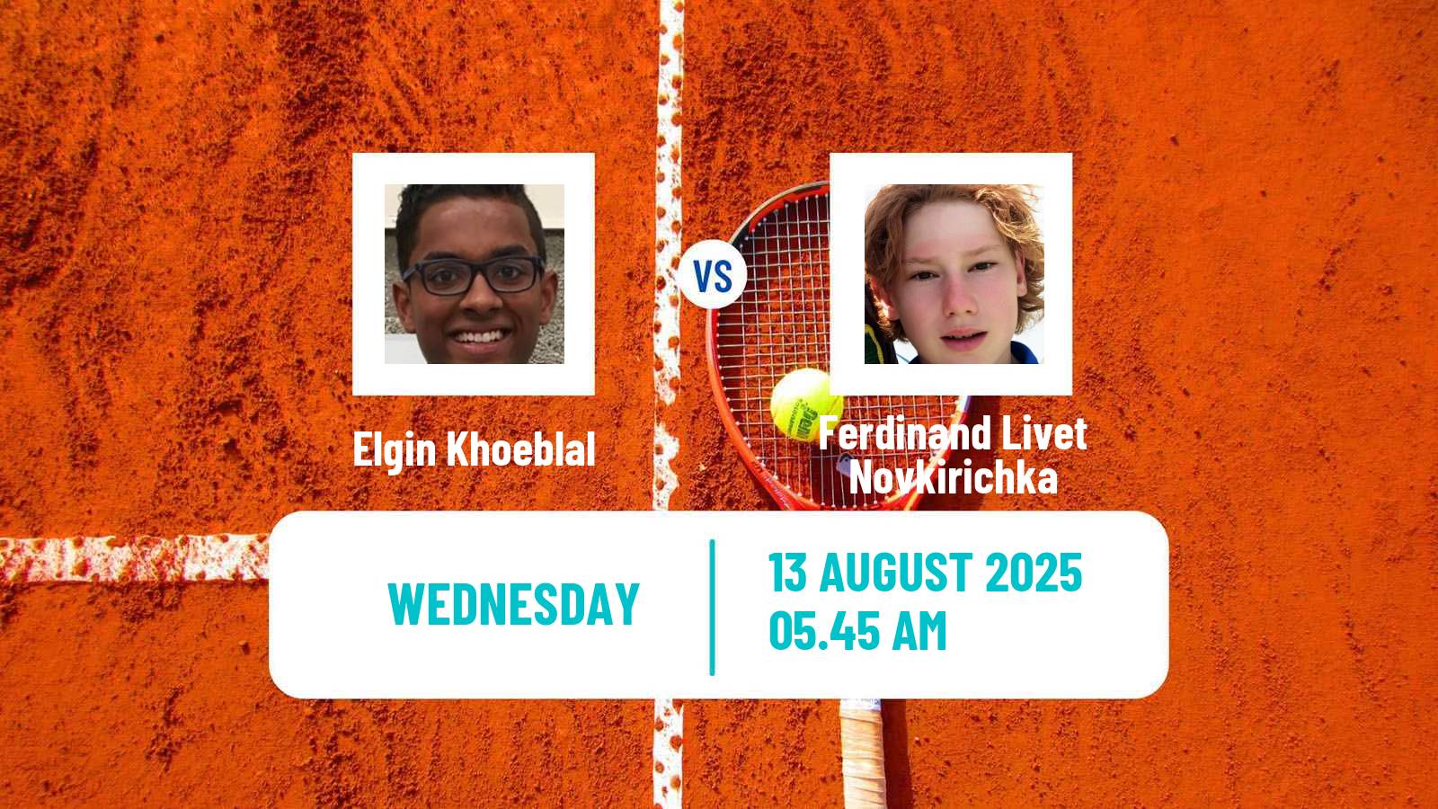 Tennis ITF M25 Koksijde Men Elgin Khoeblal - Ferdinand Livet Novkirichka