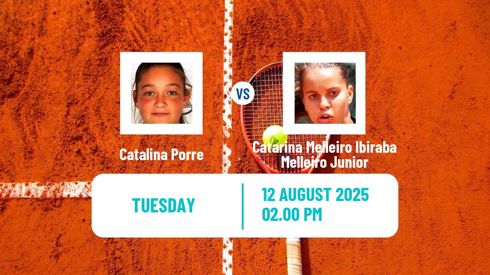 Tennis ITF W15 Santiago Women Catalina Porre - Catarina Melleiro Ibiraba Melleiro Junior