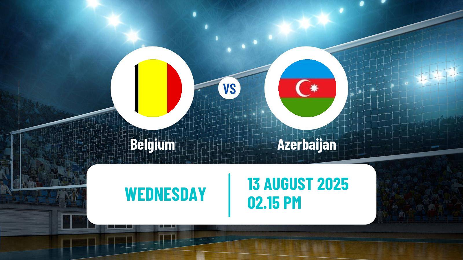 Volleyball European Championships Volleyball Belgium - Azerbaijan