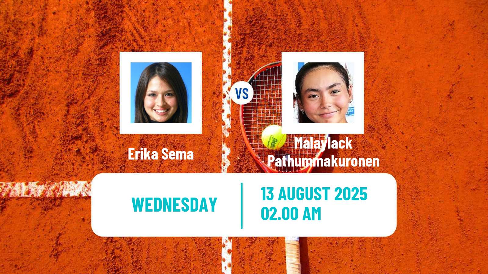 Tennis ITF W15 Singapore 2 Women Erika Sema - Malaylack Pathummakuronen