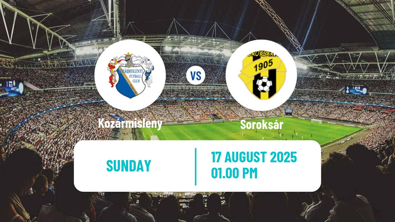 Football Hungarian NB II Kozármisleny - Soroksár