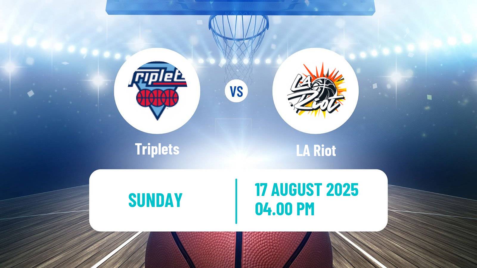 Basketball BIG3 3x3 Triplets - LA Riot