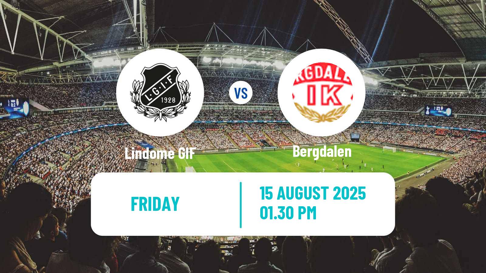 Football Swedish Division 2 - Västra Götaland Lindome - Bergdalen