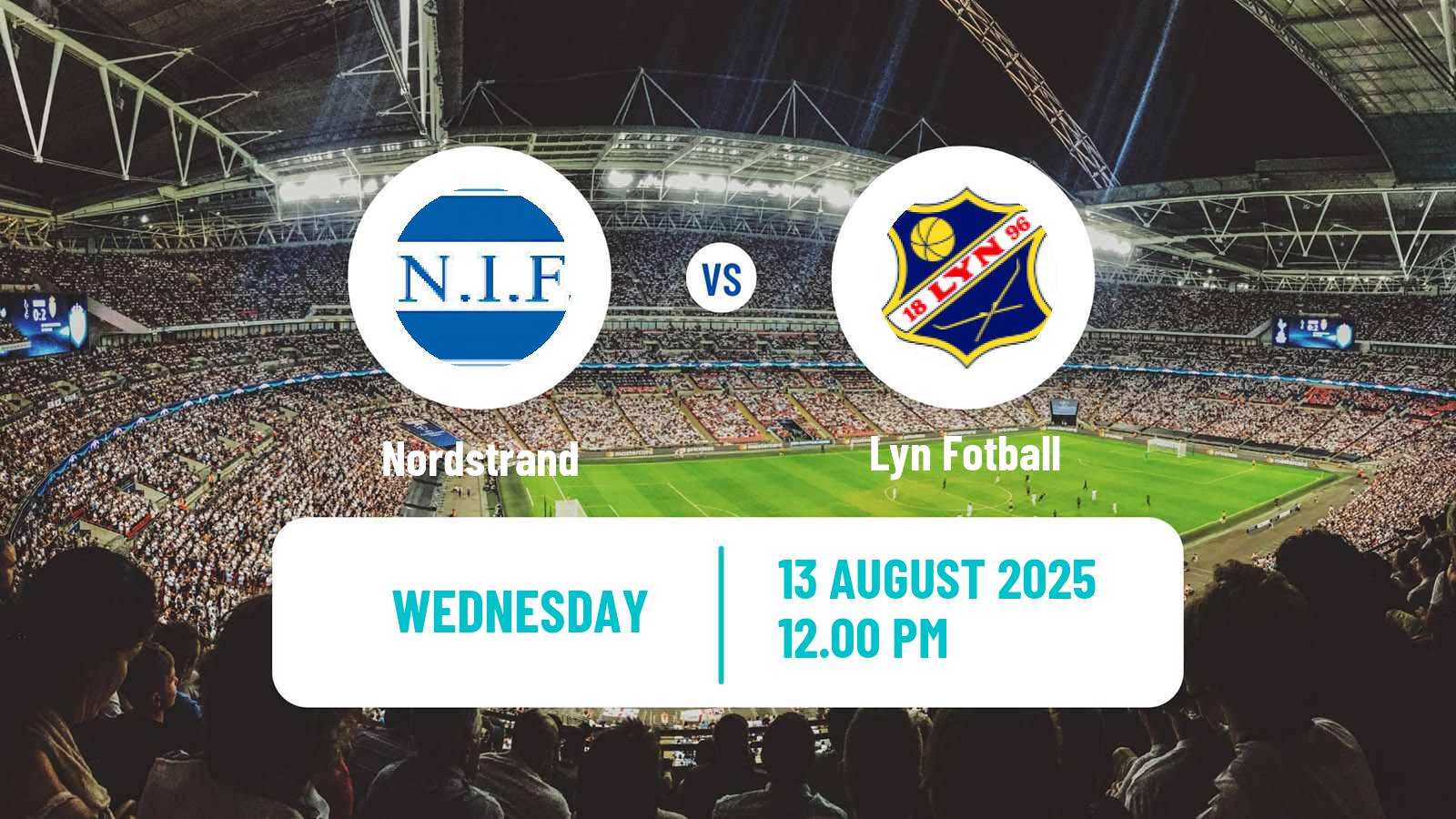 Football Norwegian NM Cup Nordstrand - Lyn