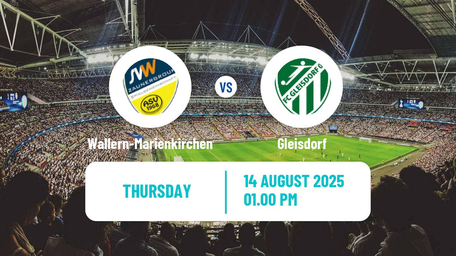 Football Austrian Regionalliga Central Wallern-Marienkirchen - Gleisdorf