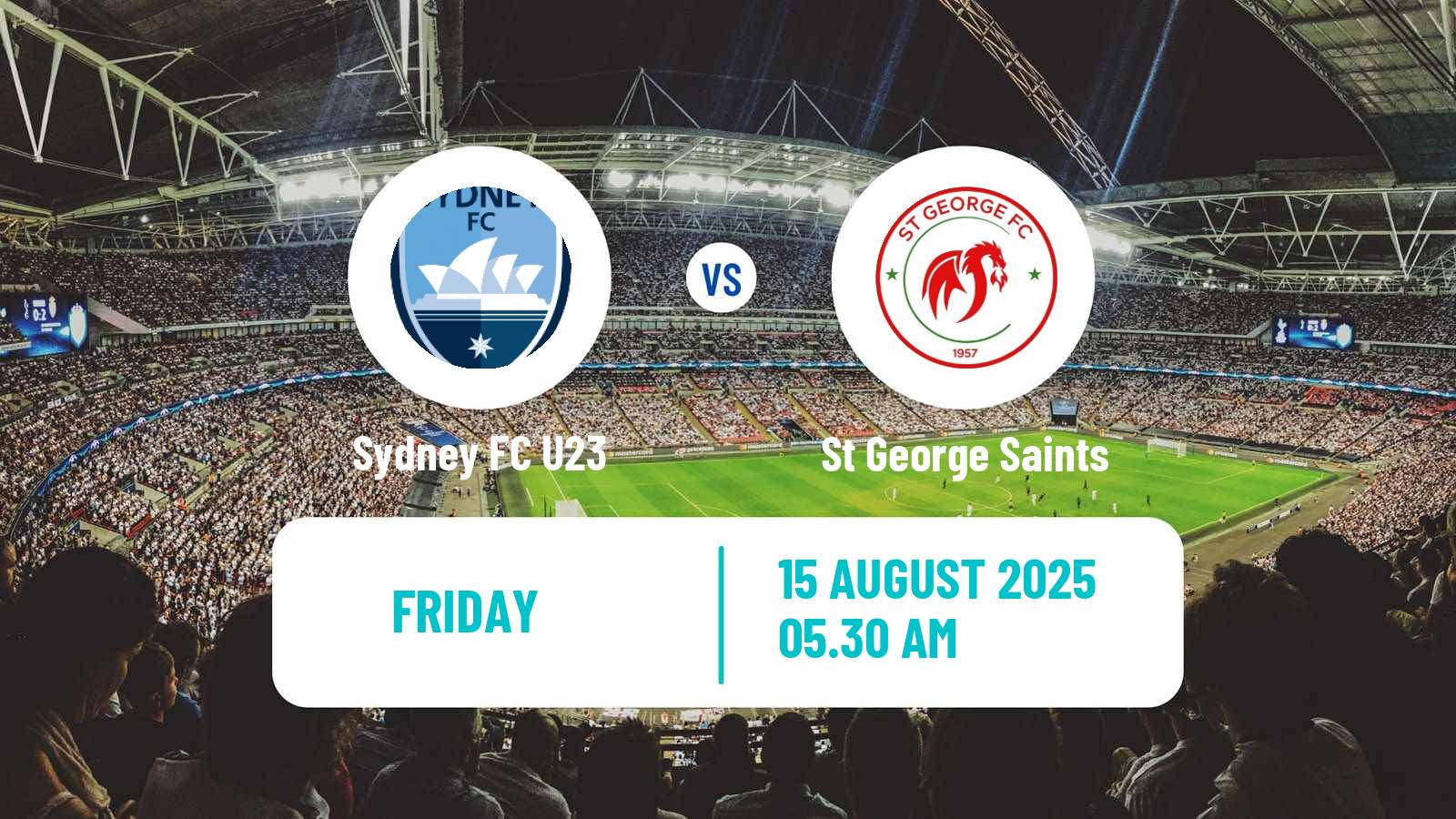 Football Australian NPL NSW Sydney FC U23 - St George Saints