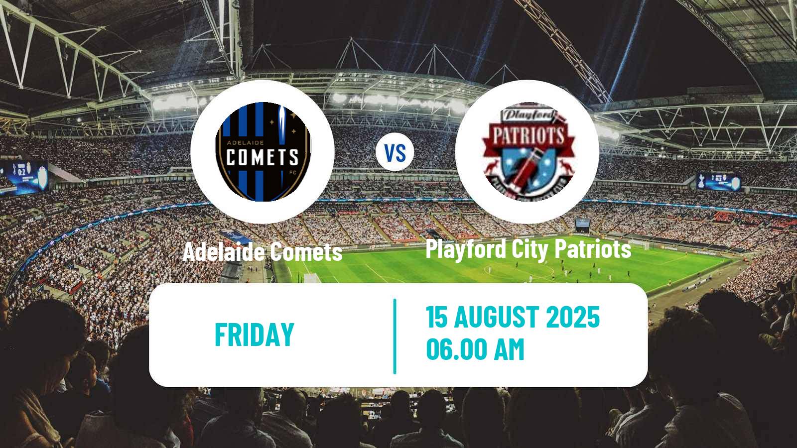 Football Australian NPL South Australian Adelaide Comets - Playford City Patriots