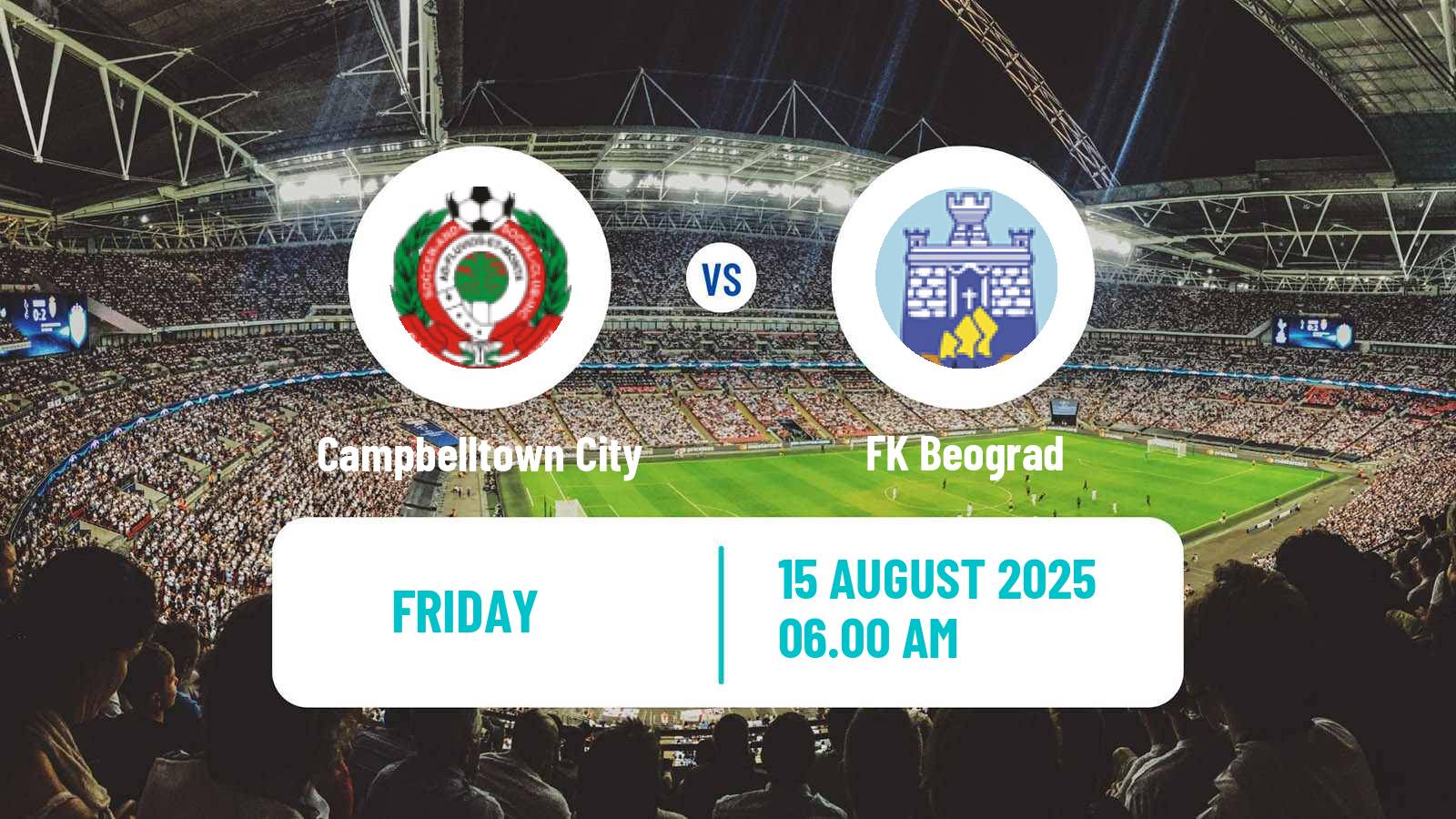 Football Australian NPL South Australian Campbelltown City - FK Beograd