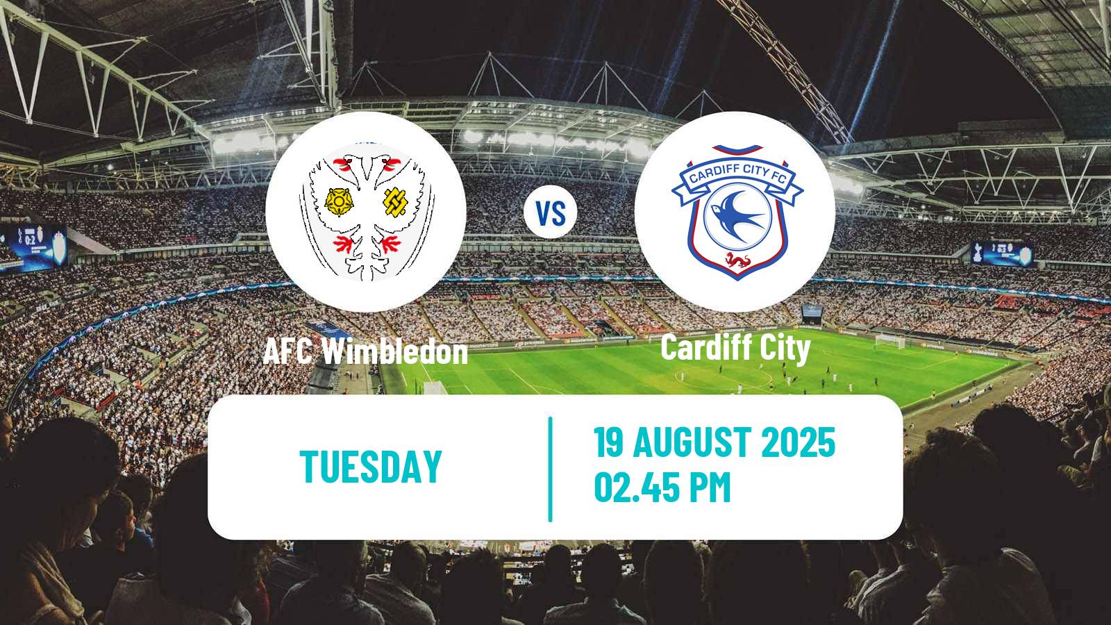 Football English League One AFC Wimbledon - Cardiff City