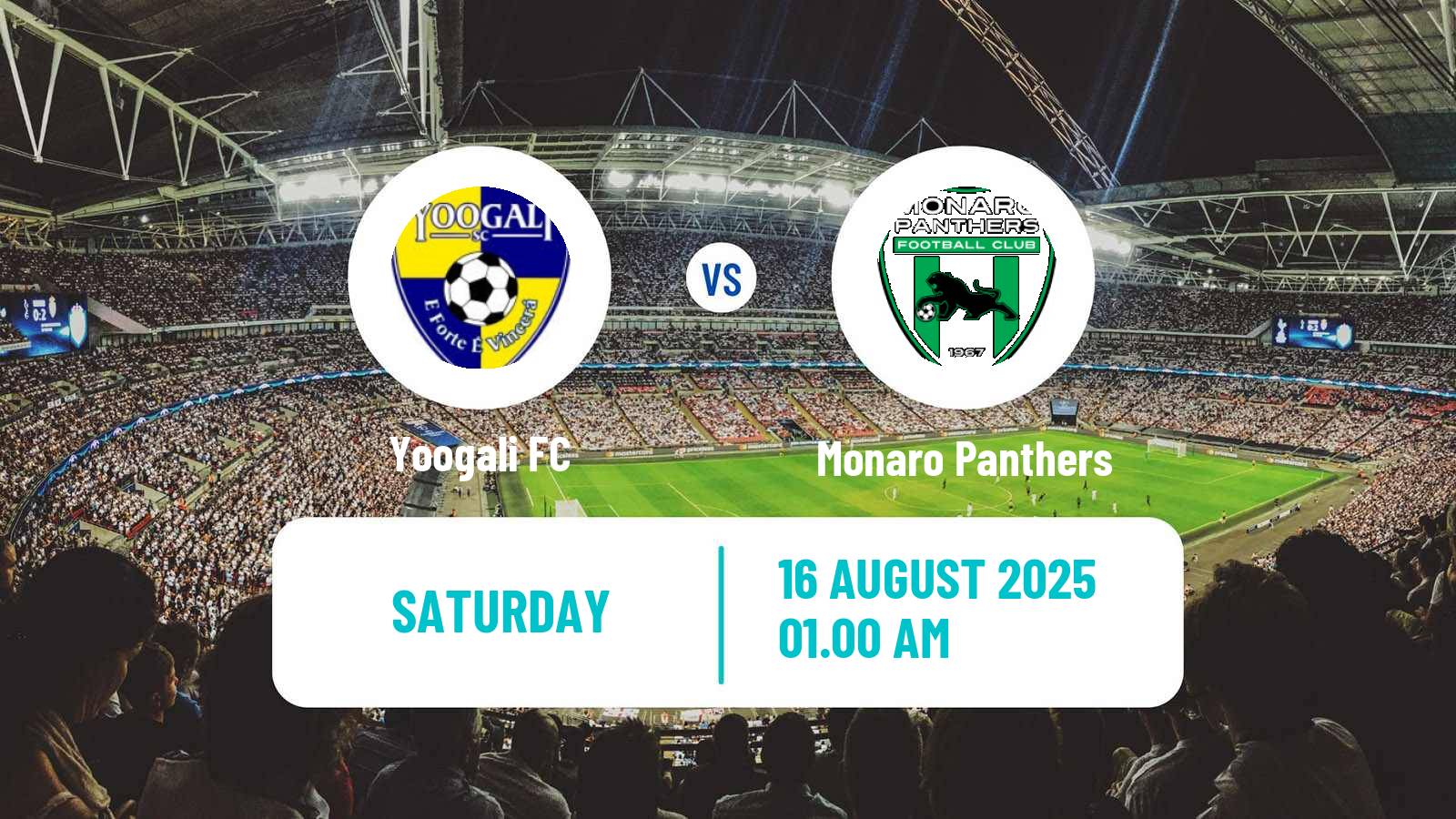 Football Australian NPL ACT Yoogali - Monaro Panthers