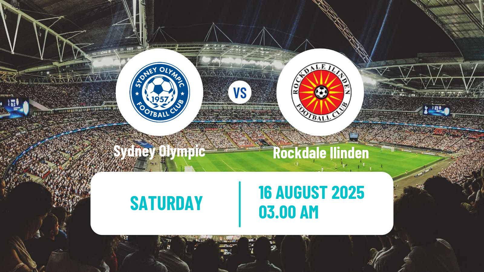 Football Australian NPL NSW Sydney Olympic - Rockdale Ilinden