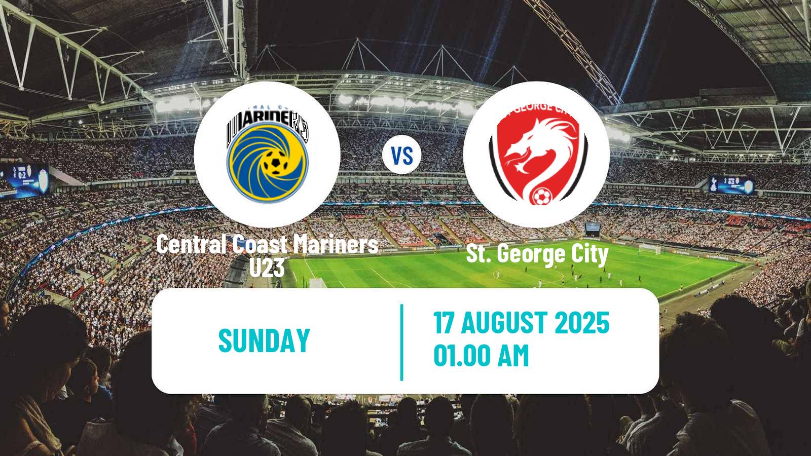 Football Australian NPL NSW Central Coast Mariners U23 - St. George City