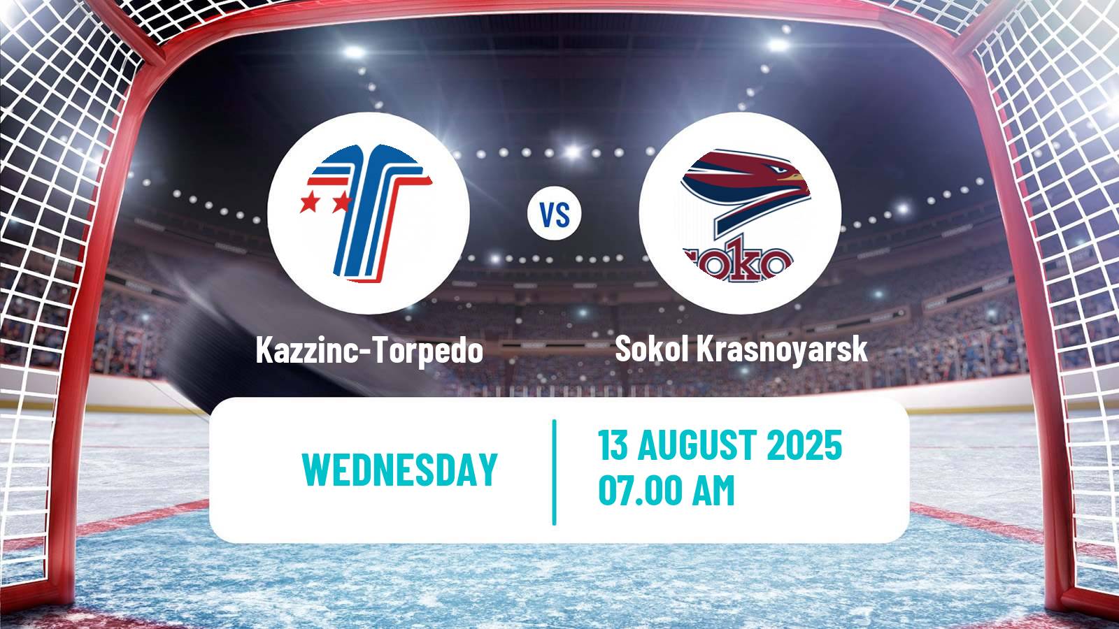 Hockey Club Friendly Ice Hockey Torpedo Ust-Kamenogorsk - Sokol Krasnoyarsk
