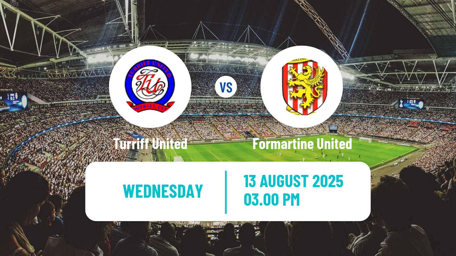 Football Scottish Highland League Turriff United - Formartine United