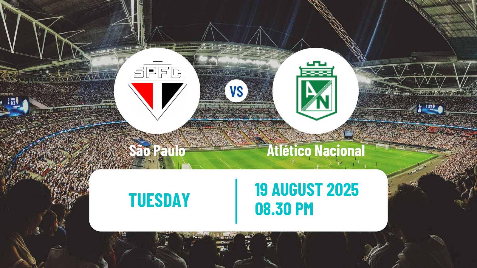 Football Copa Libertadores São Paulo - Atlético Nacional